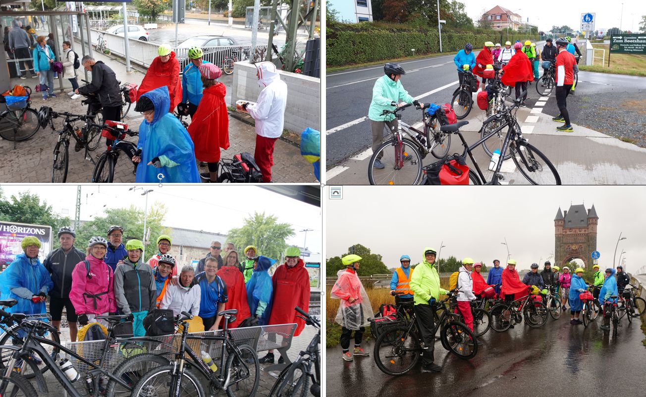 Fahrradtour des Lauftreffs am 7. und 8.9.2019 nach Worms 