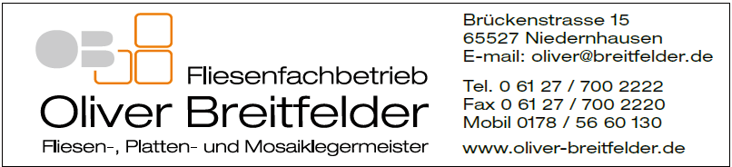 Fliesenfachbetrieb Oliver Breitfelder
